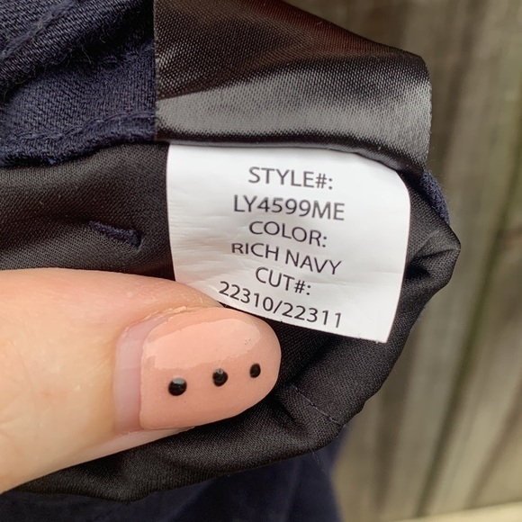 Liverpool Los Angeles ‘Kelsey Culotte’, navy drawstring pants, size 24W - Picture 6 of 6